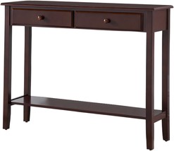 Console Sofa Table With 2 Drawers And Bottom Shelf Entryway Table, Kb Designs. - £149.87 GBP
