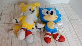 Sonic the Hedgehog ~ 7&quot; Tails &amp; Sonic Plush Figures by Jakks and SEGA (2020) - £17.40 GBP
