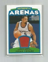 Juwan Howard (Wizards) 2001 Topps Heritage Authentic Arenas Arena Seat #AAR7 - £14.64 GBP