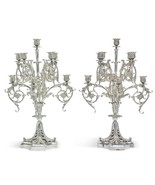 Tiffany and Co Sterling Silver 9-Light Candelabra Set Par... - £117,481.95 GBP