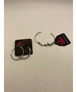 NWT Paparazzi Bracelet &amp; Earrings Silver Tone - £7.78 GBP