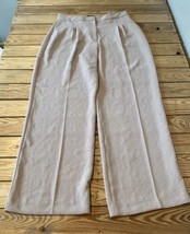 Express NWT $79.95 Women’s Super High Rise Trousers Size 14 Beige Sf4 - £29.99 GBP