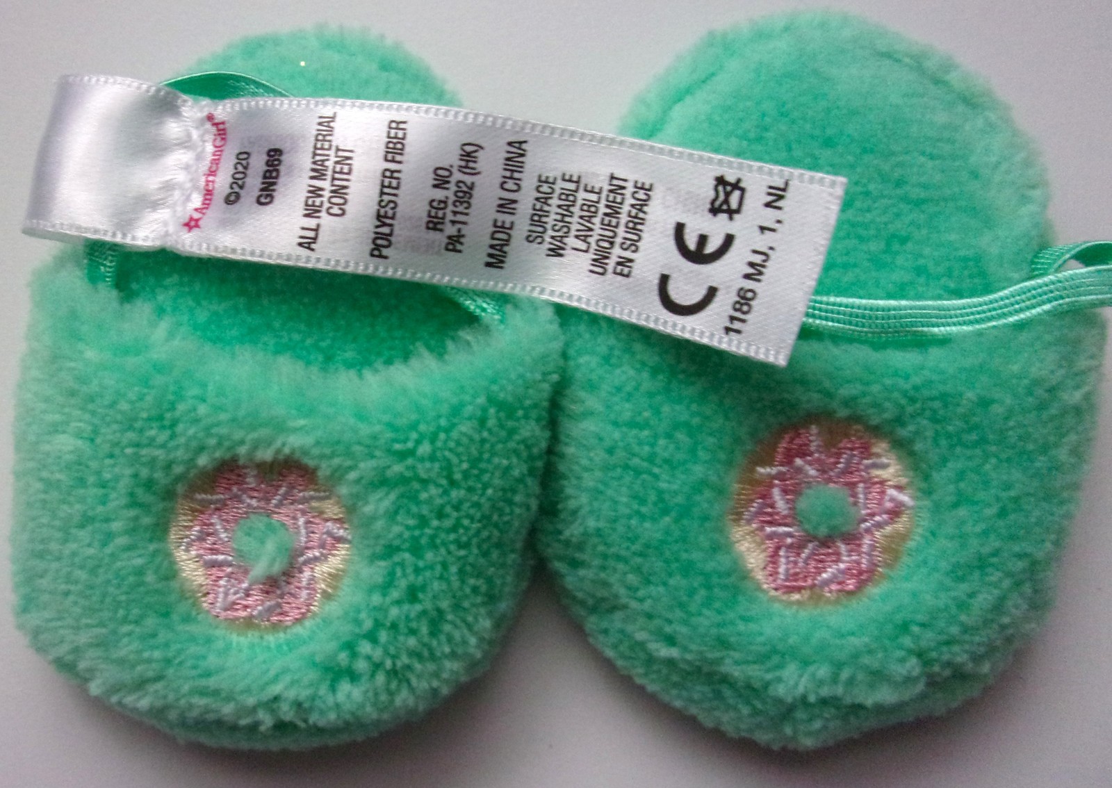 American Girl Doll Aqua Slippers - $5.99