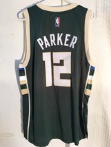 Adidas 2015-16 Swingman NBA Jersey Milwaukee Bucks Parker Green sz M - £40.23 GBP
