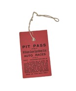 Williams Grove Speedway Pit Pass From 1950s Vintage Racing Pennsylvania PA - $460.74 MXN