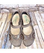 Naot Rongo Mary Jane Slingback Brown Leather Shoes Size 38 (7-7.5) - $907.85 MXN