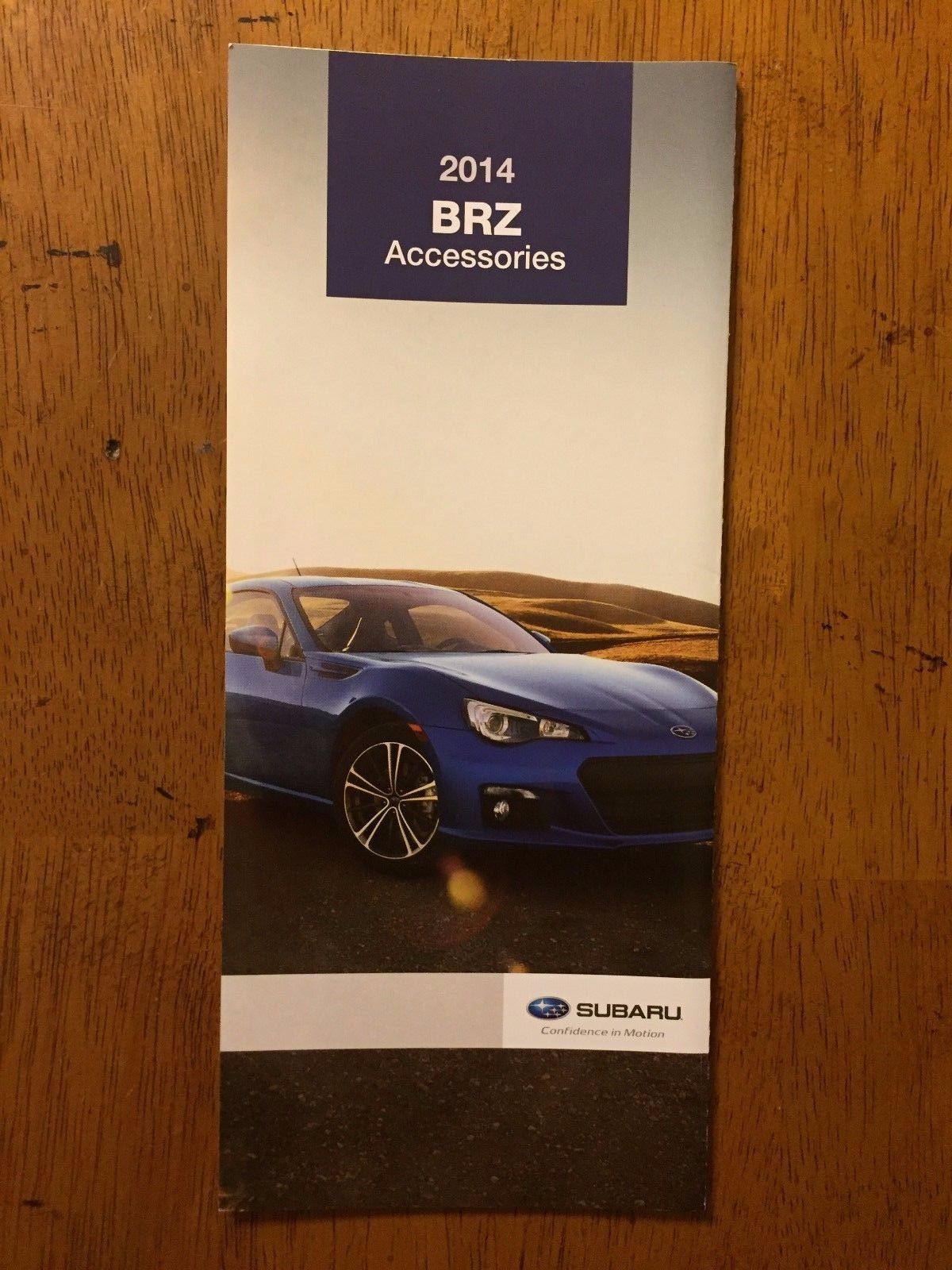 2014 Subaru BRZ accessories catalog sales brochure - $2.99