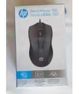 HP 100 Black Wired USB Mouse Compatible with Windows PC, Notebook, Lapto... - $244.70 MXN