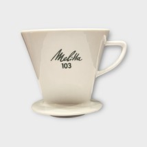 MELITTA large vintage pour over coffee filter / 103 / 3 hole - £33.66 GBP