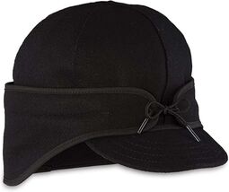 Stormy Kromer The Rancher Cap , Black, 7 1/8 - Wool Winter Hat for Men, ... - $53.35