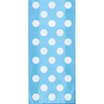 Cello Bag-Powder Blue Dot - £1.41 GBP