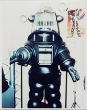 Robby The Robot from Forbidden Planet stands near poster of himself 8x10 photo - £9.65 GBP