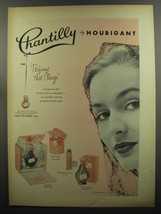 1953 Houbigant Chantilly Perfume Ad - £14.78 GBP
