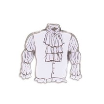 Seinfeld The Puffy Shirt Enamel Pin Collectible, Jerry’s Pirate Shirt Pin - £11.13 GBP