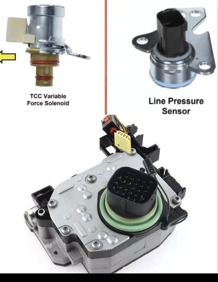 62TE 3 PC KIT Shift Solenoid Pack w/ TCC &amp; LPS Sensors fits Chrysler 200... - $147.51