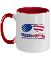 Independence Day Mugs Merica Independence Day Red-2T-Mug  - £14.34 GBP