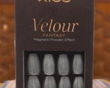 Kiss Velour Fantasy Nails 28 Count Medium Silver - £3.15 GBP