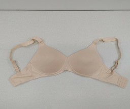 Fruit of the Loom Women&#39;s Padded T Shirt Bra Size 34DD Beige Wirefree Co... - $10.88