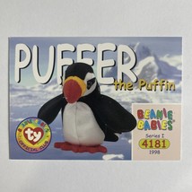 Puffer the Puffin 1998 Series I 4181 Beanie Babies Official Club Trading... - £1.35 GBP