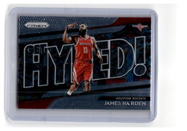 James Harden 2018-19 Panini Prizm &#39;Get Hyped&#39; #7 - Houston Rockets - £1.16 GBP