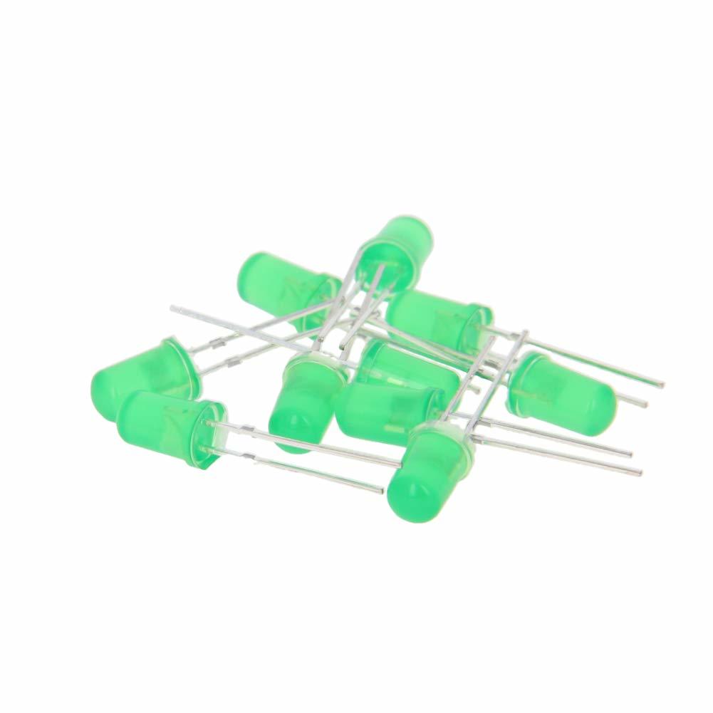 Othmro Green Led Diode Lights Colored Lens Diffused Round Lighting Bulb ... - $39.97