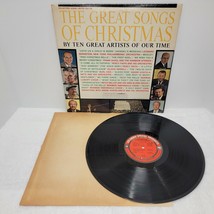 THE GREATEST SONGS OF CHRISTMAS Percy Faith Burl Ives Mitch Miller LP LI... - $6.40