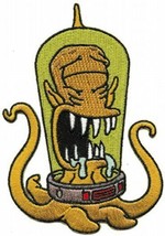 The Simpsons Drooling Kang Alien Figure Embroidered Patch, NEW UNUSED - £6.24 GBP