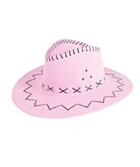 George Jimmy Men/ Women Costume Hats Cowboy Hat Party Hat -Pink - £20.87 GBP