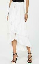 Thalia Sodi Tiered Ruffled Skirt, Large/White - $27.25