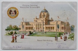 1904 Official Souvenir World&#39;s Fair St Louis Missouri State Bldg Postcard C22 - £9.22 GBP