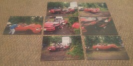 Lot of 7 Photographs Photos Wrecked Crashed Car - $12.99
