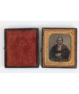 Vtg Antique 1800s Civil War Era 1/6 Plate Daguerrotype Old Woman Photo W... - $5,447.28 MXN