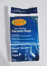 ROYAL Canister Type P Canister Vacuum Cleaner Bags, EnviroCare Replaceme... - £12.22 GBP