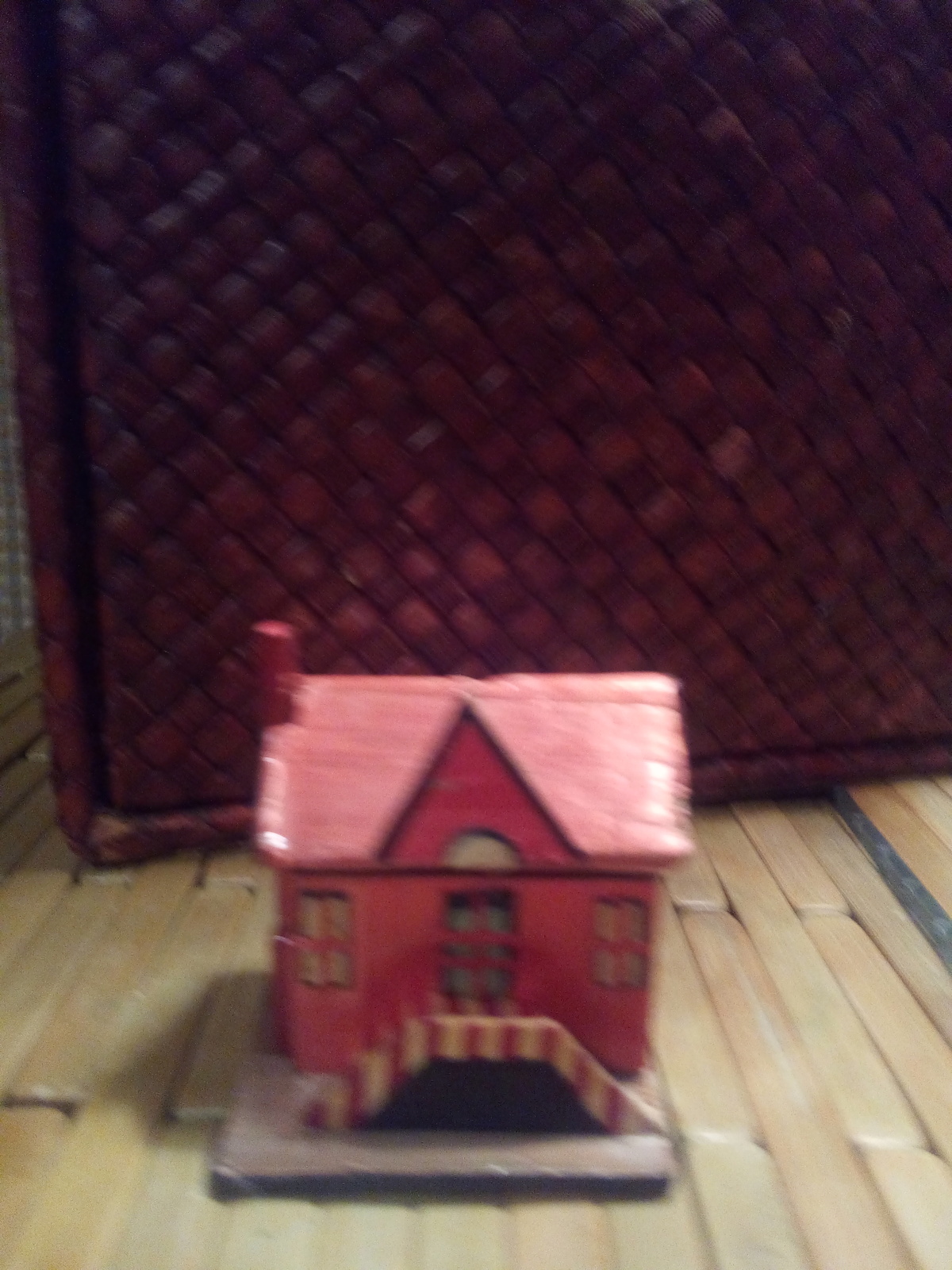 Miniature Wooden House / Building  - $3.00