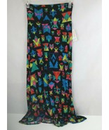 NWT LuLaRoe Maxi Skirt Black With Colorful Geometric Design Size XS - $21.55 CAD