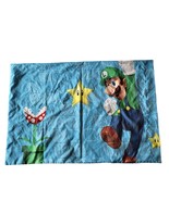 Super Mario Bros Nintendo Standard Twin Pillowcase Reversible Luigi - £10.03 GBP
