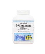 Natural Factors Micronized L-Glutamine, 180 Vegetarian Capsules - £17.55 GBP