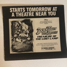 Ducktales The Movie Print Ad Vintage Treasure Of The Lost Lamp TPA4 - £4.65 GBP