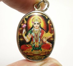 Maa Lakshmi Laxmi Devi blessed for rich wealth money success magic Hindu goddess - £24.81 GBP