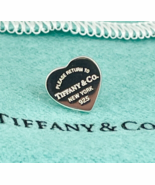 1 SINGLE Return to Tiffany &amp; Co Mini Heart Stud Earring Replacement Lost - $169.00