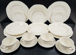 4 Canonsburg American Traditional 5 Pc Place Settings Vintage Embossed W... - £157.80 GBP