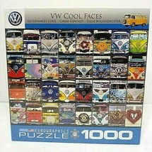 Volkswagen Cool Faces Eurographics 1000-Piece Puzzle NEW Sealed - $19.95