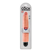 King Cock 10&quot; Vibrating Stiffy Flesh - £40.92 GBP