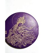 Golden line and purple background: Samantabhadra Bodhisattva