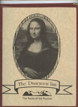 The Dunraven Inn Menu Rome of the Rockies Estes Park Colorado Mona Lisa ... - £17.40 GBP