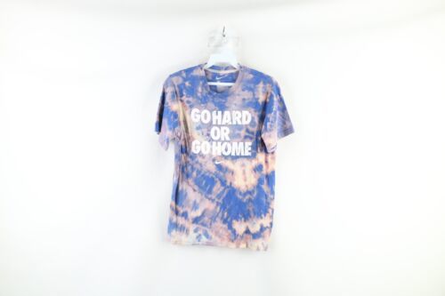 Nike Boys Large Acid Wash Spell Out Go Hard Or Go Home Short Sleeve T-Shirt - $19.75