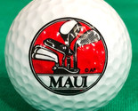 Golf Ball Collectible Embossed Sponsor Maui Hawaii Made Pro 1 USA - £5.57 GBP