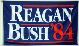 3x5 Bush Reagan 1984 Flag Collectors Item Republican Party Trump Republican 100D - £16.51 GBP