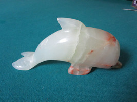 DOLPHIN PAPERWEIGHT SOAPSTONE SCULPTURE 3 X 5&quot;  - $29.69