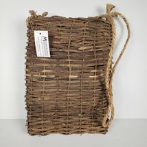 McCann Brothers Woven Natural Flower Hanging Basket w/Rope - £11.17 GBP